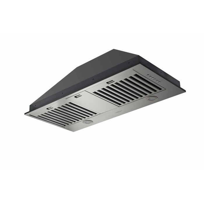 Ancona 34" Ducted Insert Range Hood in Stainless Steel & Reviews Wayfair